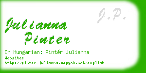 julianna pinter business card