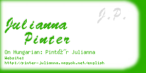 julianna pinter business card